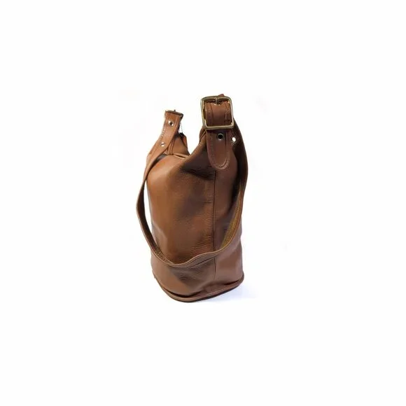 Coach Vintage XL Duffle Sac Bucket Hobo 9085 Shoulder Bag British Tan USA